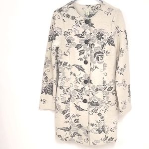 Super cute Anthropology Lucy & Laurel wool blend coat size M.